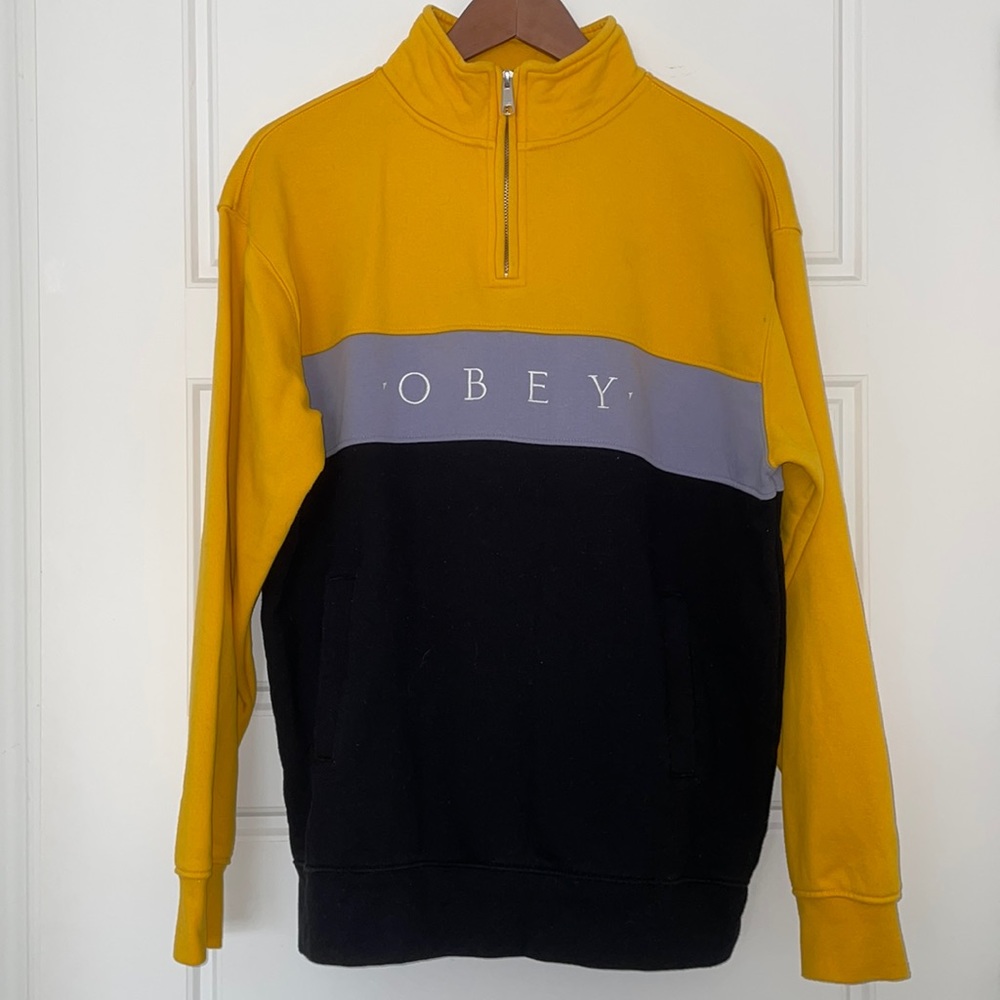 Obey 1/4 zip